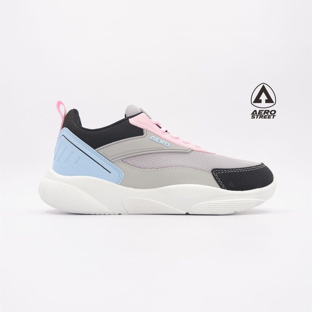 Aerostreet 37-40 Lemon Biru Pink - Sepatu Sneakers Casual Sport Sekolah Pria Wanita Aero Street