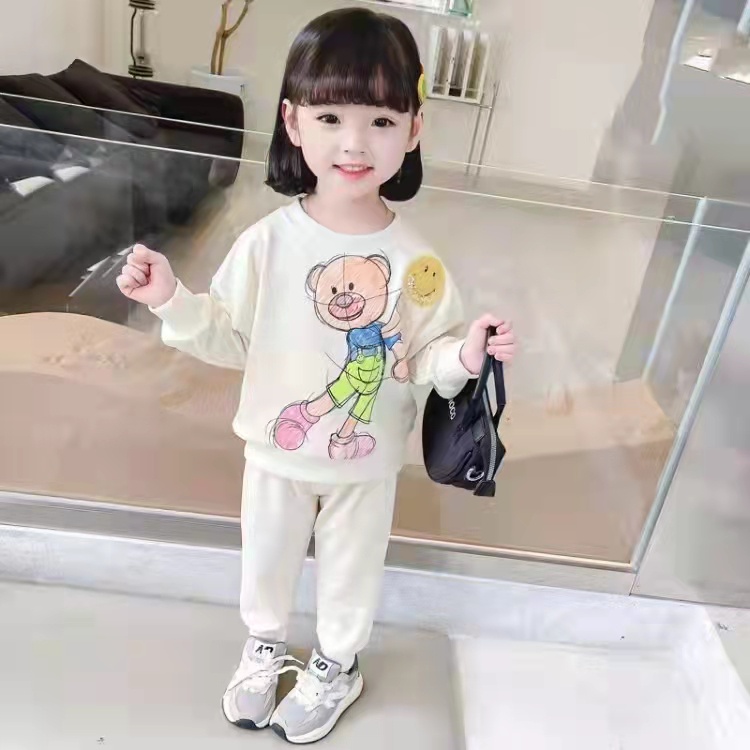 Setelan Sweater anak perempuan/ Setelan anak import/Baju anak perempuan usia 5-10th