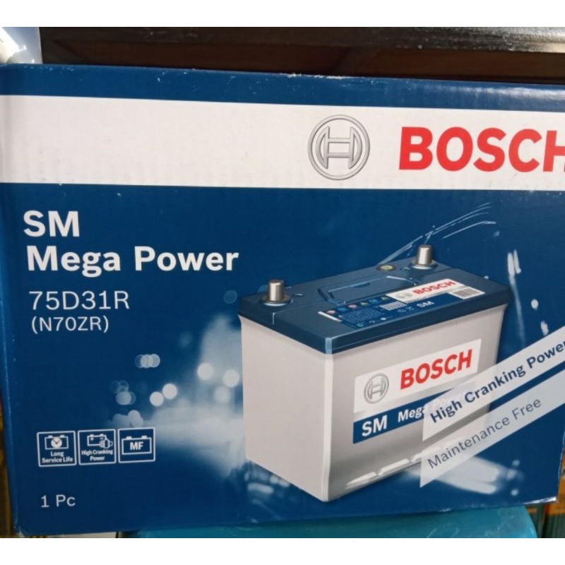 aki batere mobil Bosch MF N70Z / 75D31R / aki kering N70Z