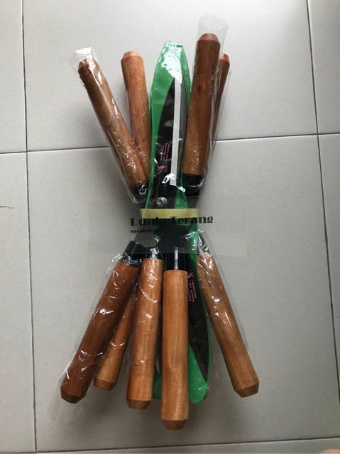 Gunting Pagar Rumput DAIYU gagang Kayu 12in - 2 Tangan u Kebun / Taman