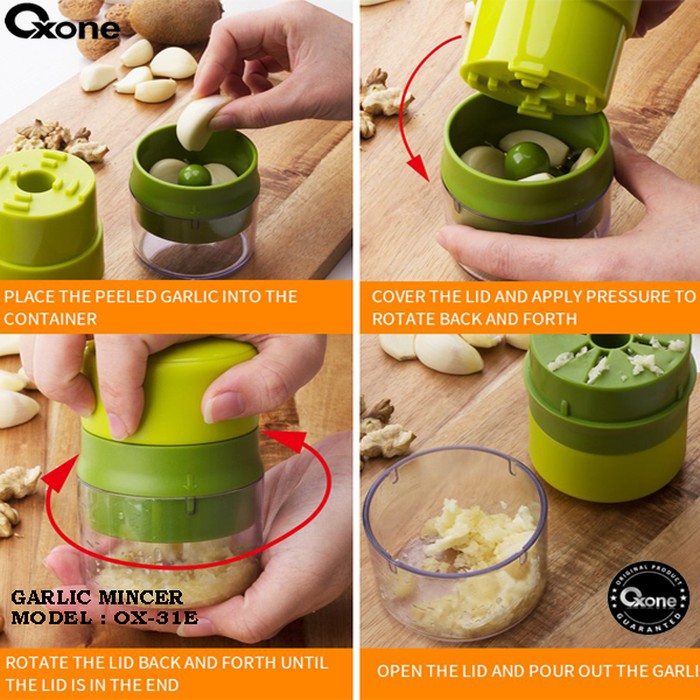 Oxone OX-31E Alat Penghalus Bawang/ Garlic Mincer High Quality