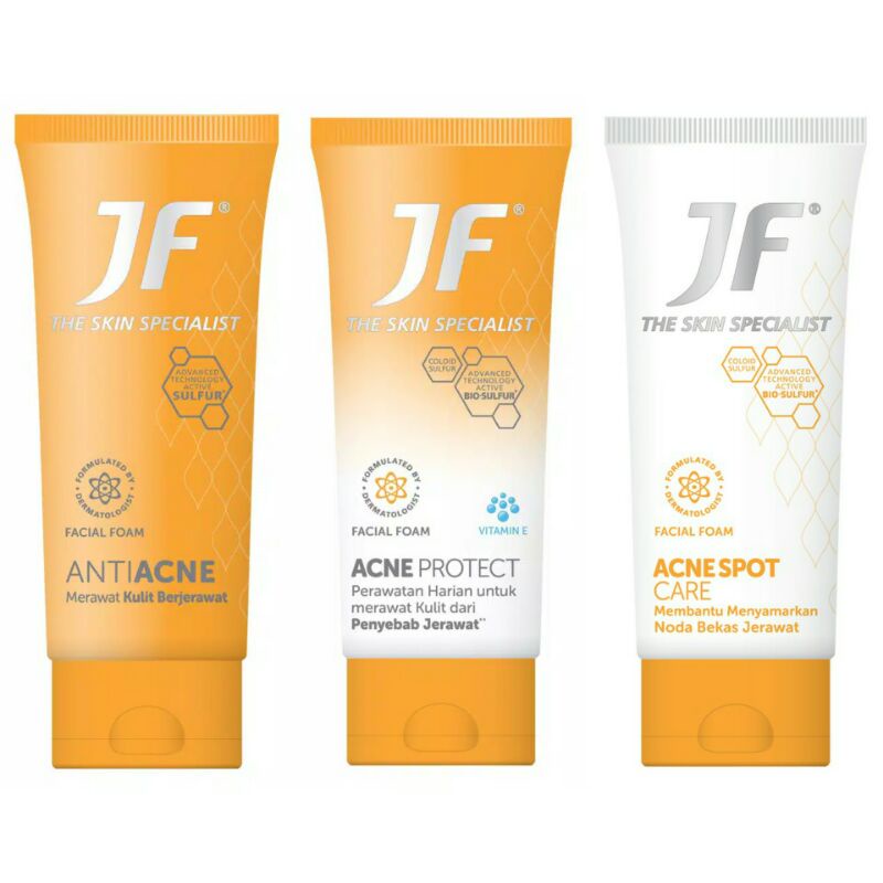 JF Sulfur Anti Acne Care Facial Foam 70 gram