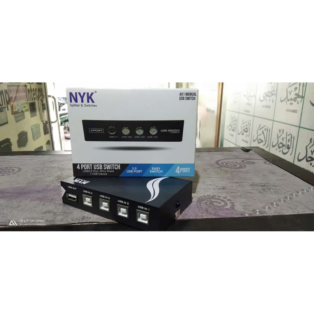 Usb Switch Sharing Printer 4 port NYK Termurah
