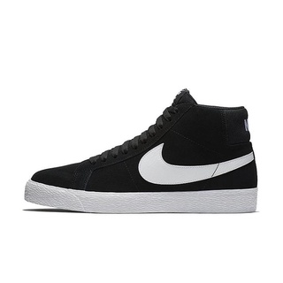 nike sb zoom blazer mid black black white