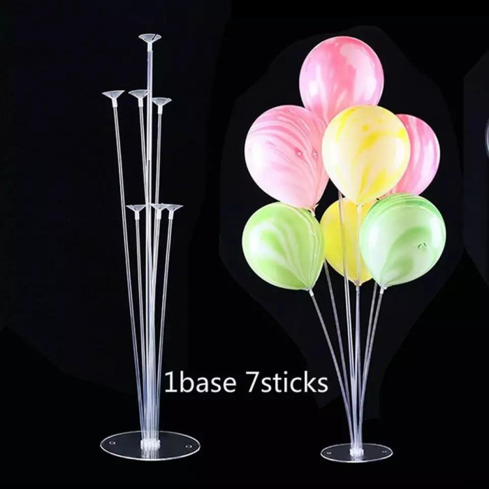 7in1 Stick Cup Standing balon + Tatakan / Tiang Dekorasi Balon