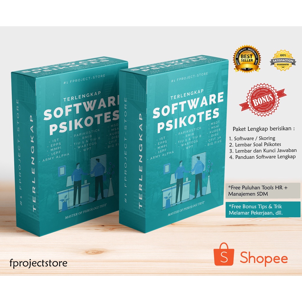 Software Alat Psikotes  2024 + Bonus HRD Tools