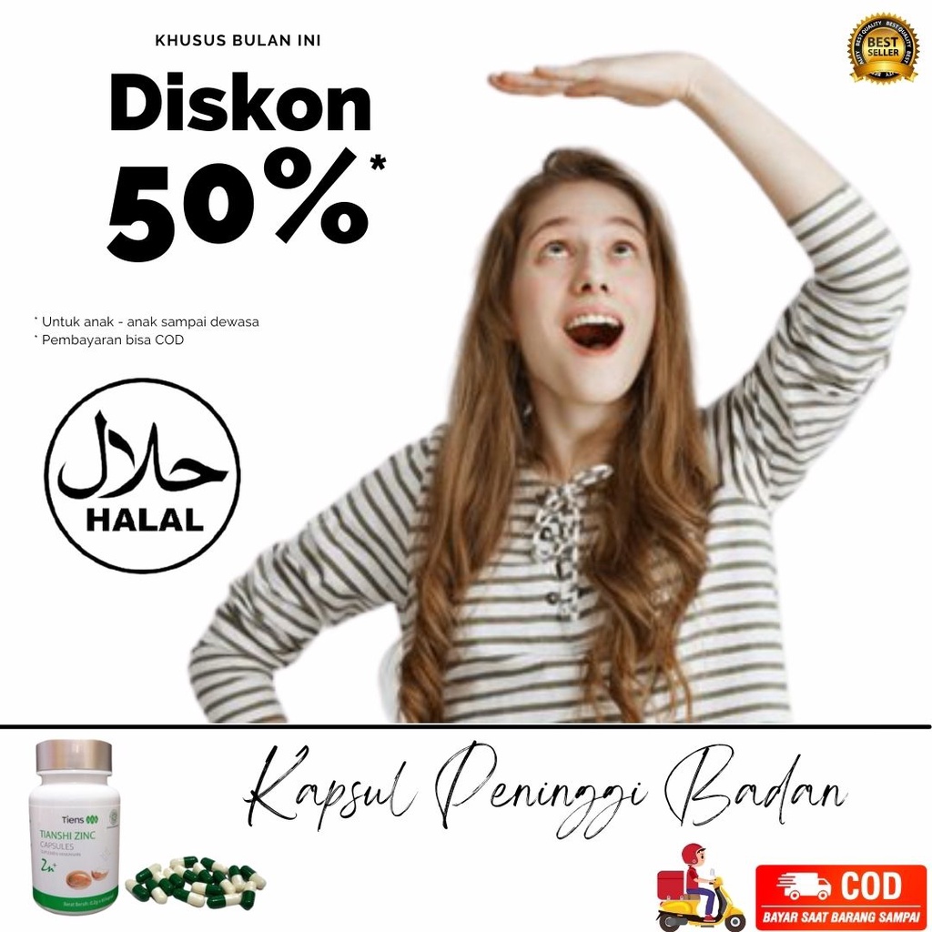 [FREE ONGKIR] HYPERGROW - Kapsul Peninggi Badan - Obat Peninggi Badan - Suplemen Peninggi Badan