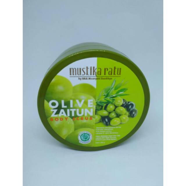 Mustika ratu olive zaitun body scrub/scrub mustika ratu Original 100%