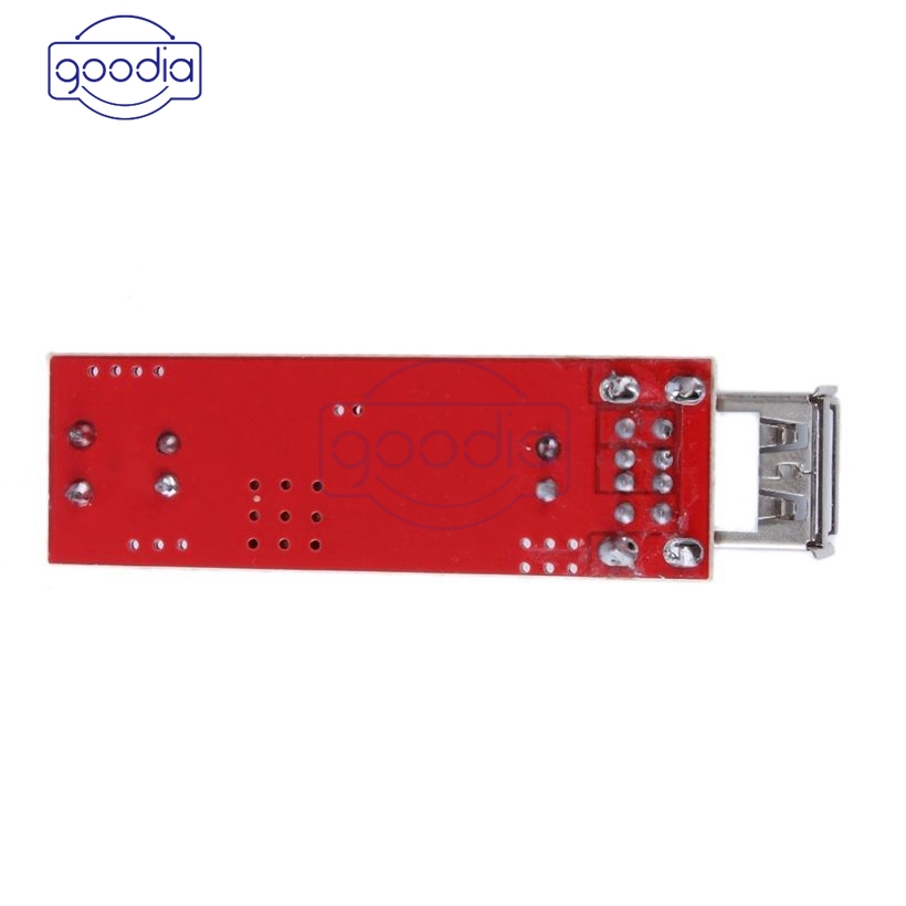 Modul Konverter Step Down Dc 6v-40v 12v Ke 5v 3a Dual Usb Charger Dc-Dc Lm2596