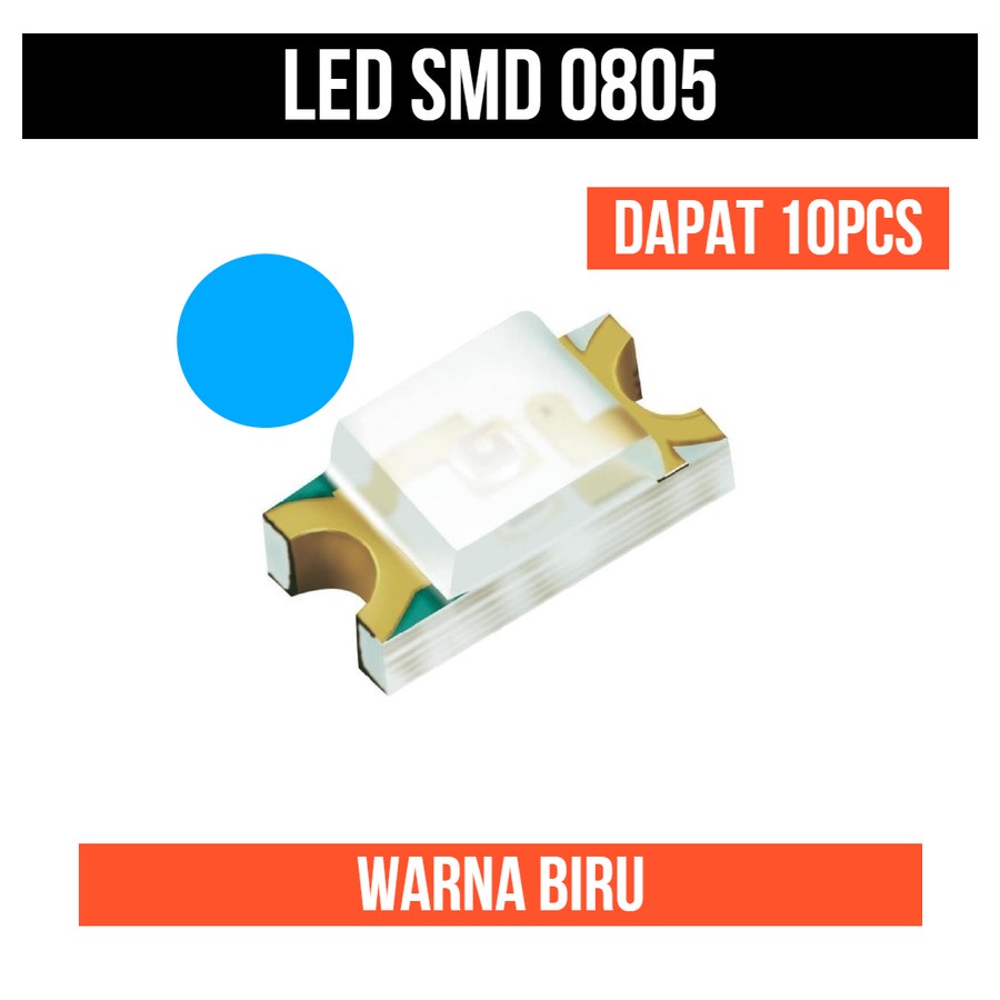0805 SMD LED SMT Ultra Bright Biru