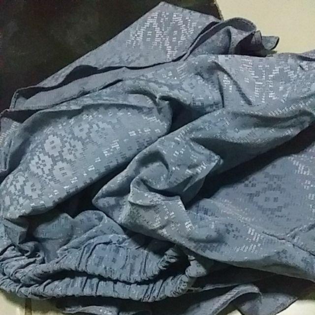 Realpict!!! Rok Duyung Polos Bhn Doby All Size,pinggang Full Karet