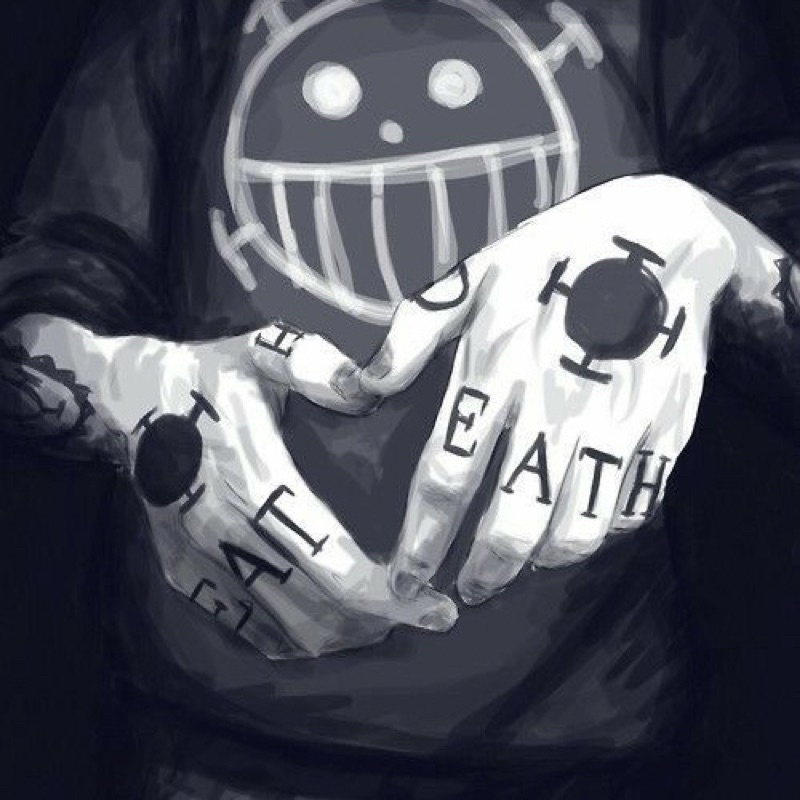 TATO TEMPORARI ONE PIECE TRAFALGAR LAW