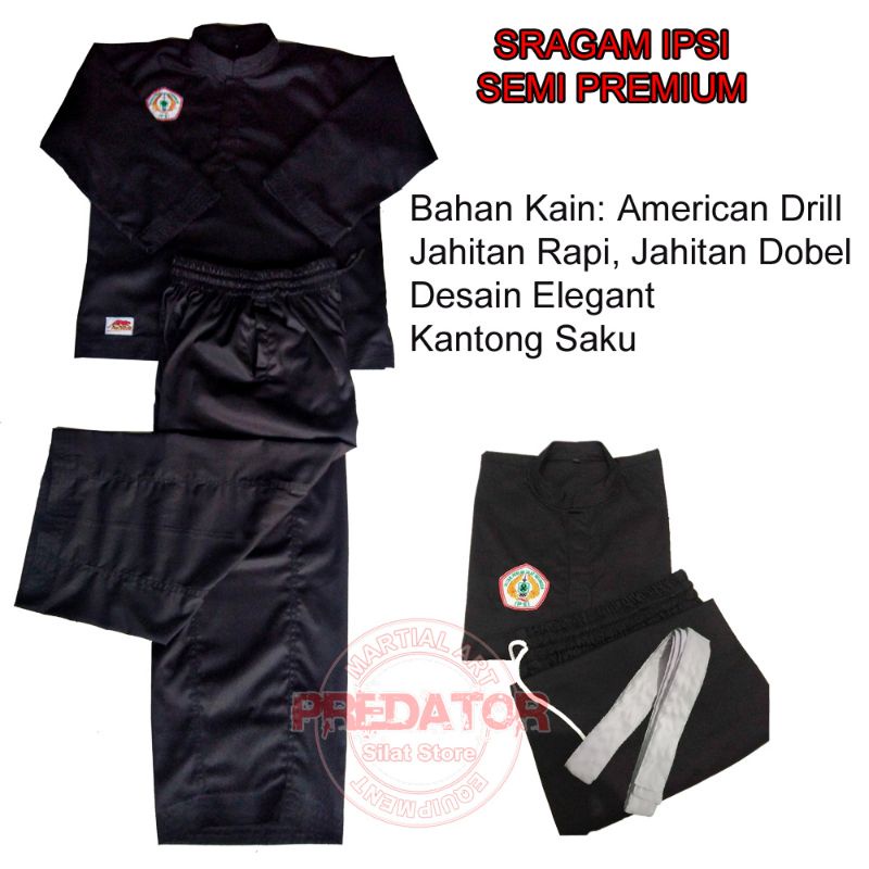 Baju Silat Semi Premium/Sakral Ipsi/Seragam Silat Ipsi/baju silat ipsi