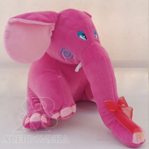 Boneka Gajah Elephant Jumbo Lucu Mainan Anak Imut Murah - Boneka mainan anak perempuan