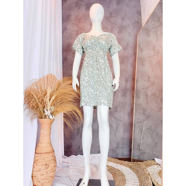 Daster Zara Pendek Motif Pulvis