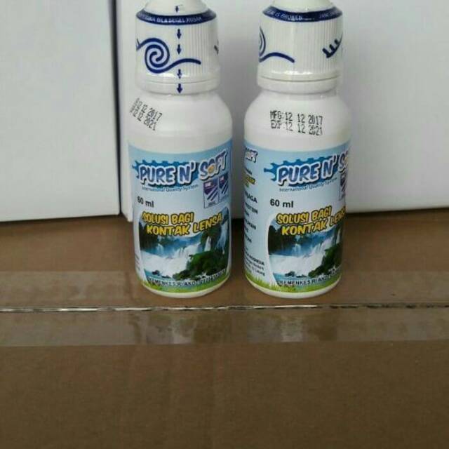 Cairan Softlens Pure N' Soft 60ml / Air softlens Pure N Soft 60ml / Solution PureNSoft 60ml