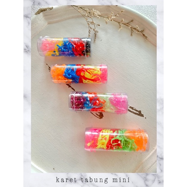 Karet Ikat Rambut / Karet Jepang Tabung