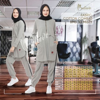 Baju Kaos  Olahraga Wanita Muslimah Premium Branded  Bahan  