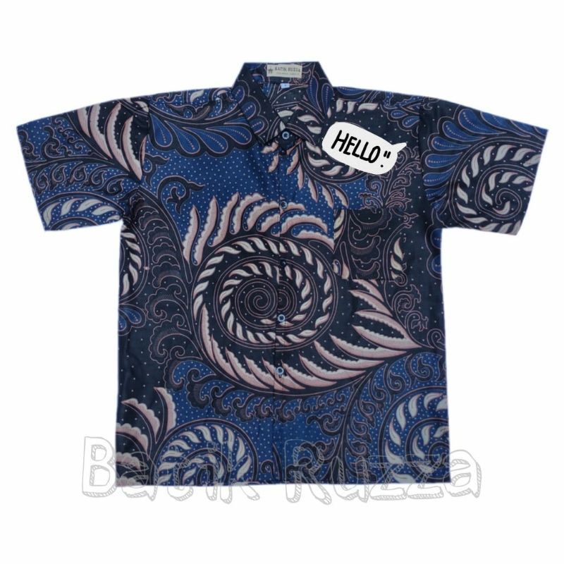 Kemeja Batik Anak - Batik Anak - Baju Batik Anak Laki Laki Umur 2-12 Tahun Hem Batik Anak Pendek