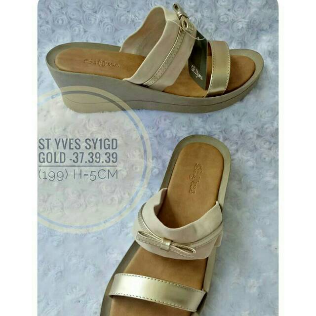 Sepatu Pesta Wanita Wedges St Yves Branded Matahari Big Sale