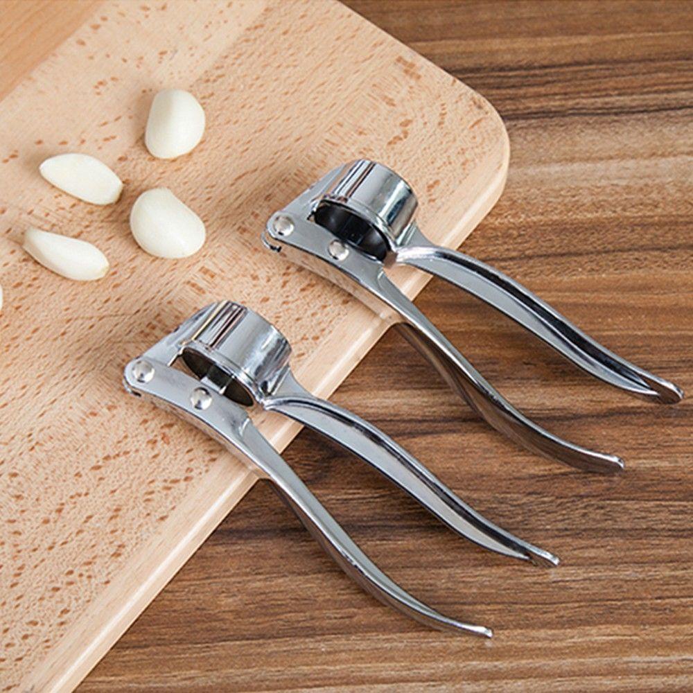 [Elegan] Garlic Tools Aksesoris Peralatan Mudah Menekan Penghancur Alat Stainless Steel