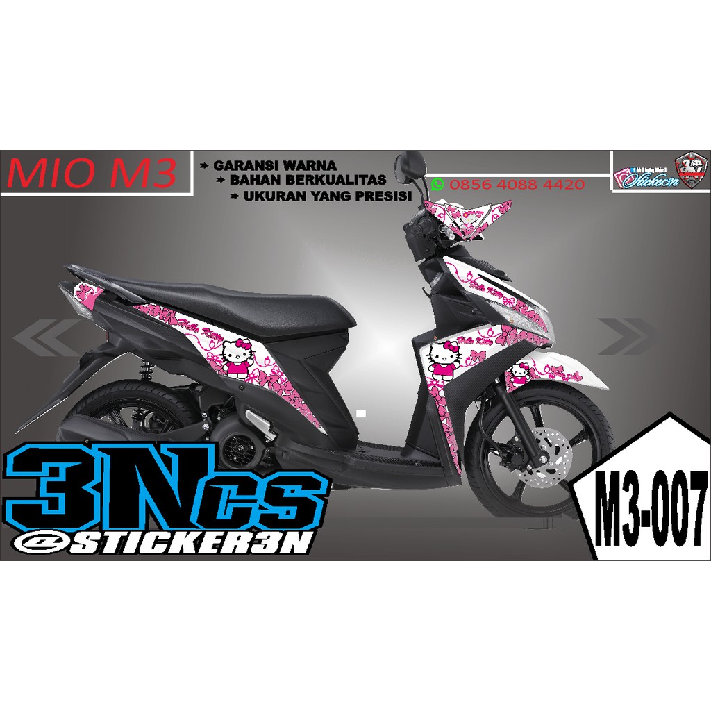 Decal Full Bodi Mio M3 Hello Kitty