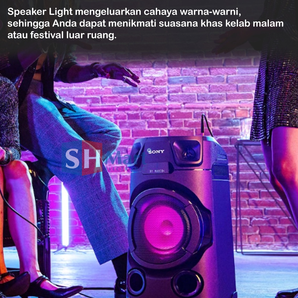 SPEAKER SISTEM AUDIO SONY BLUETOOTH MHC-V13d / MHC-V43D / MHC-V83D SONY MINI HIFI  GARANSI RESMI (MEDAN)