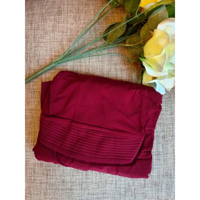 HIJAB LENGAN | HIJAB TANGAN | ORIGINAL | AZZURASCARF | BERGO POLOS | BERGO | FAHIRA | JILBAB INSTAN-Marun