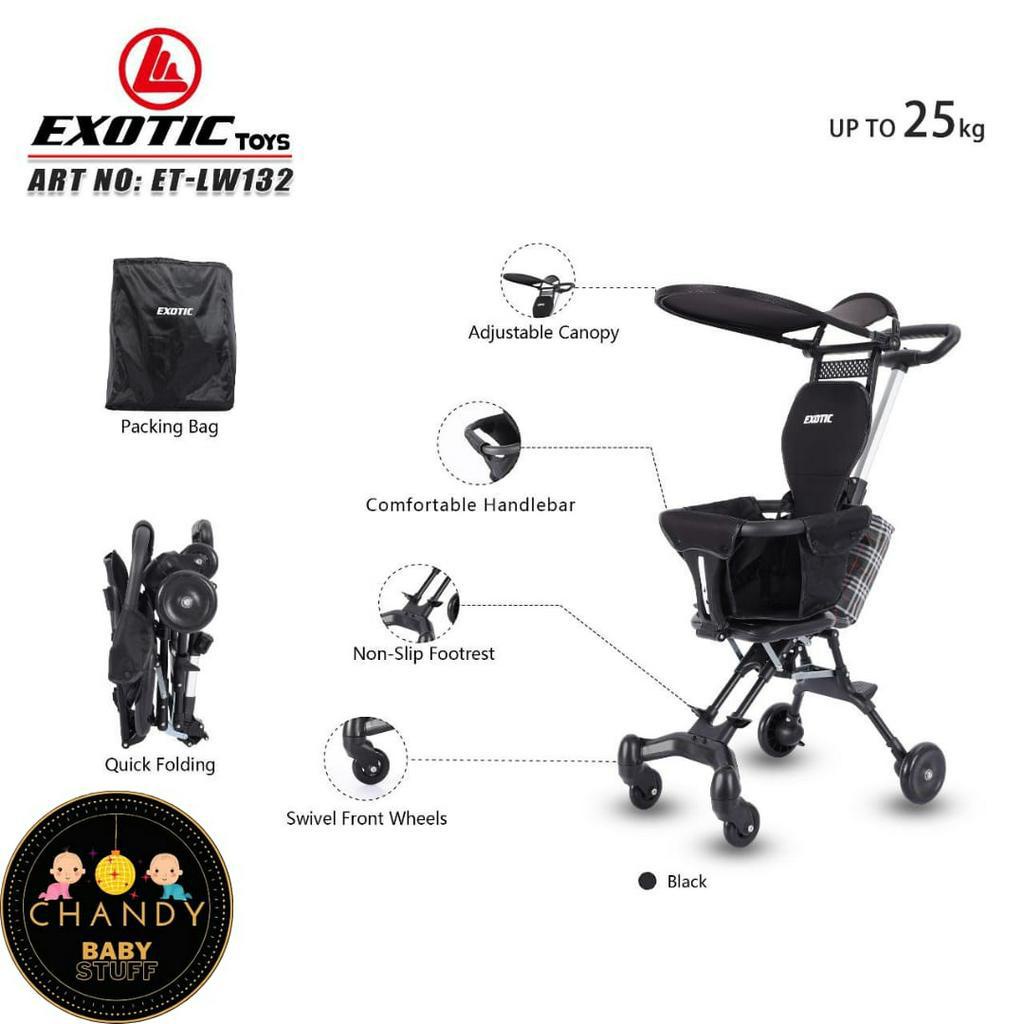 MAGIC STROLLER LW 132 BISA HADAP 2 ARAH DENGAN CANOPY FREE TAS