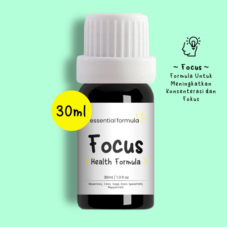 30ml Focus Essential Oil Untuk Meningkatkan Fokus