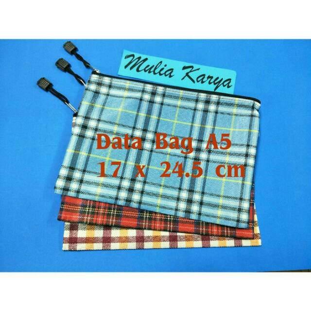 

Map Retsleting / Data bag / Tas Document bag kain restleting A5 / zipper bag