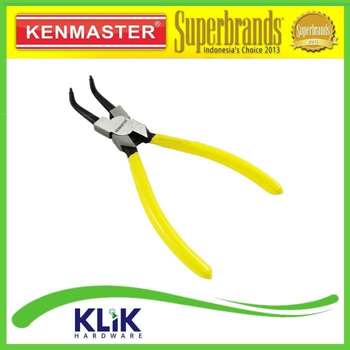 Kenmaster Tang Snap Ring 6 Inch - Tang Circlip Bengkok Tekan Tutup BT BTI