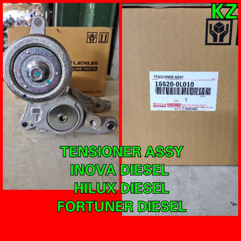 TENSIONER ASSY INOVA DIESEL FORTUNER DIESEL HILUX DIESEL ORIGINAL