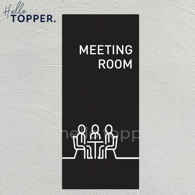 

BAYAR DITEMPAT Sign Label Akrilik Ruang Rapat Meeting Room Acrylic Signage BIG SALE Kode 1192