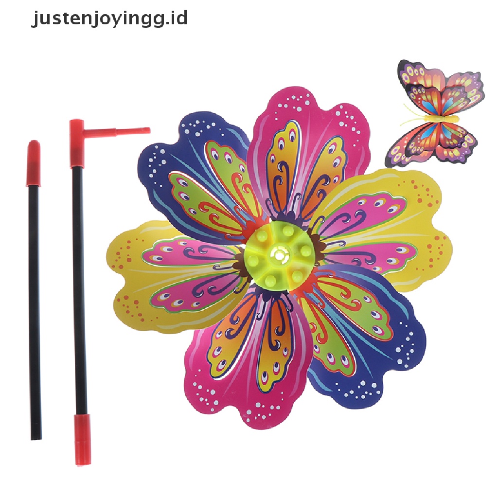 Mainan Kincir Angin Butterfly Flower Warna-Warni Untuk Anak