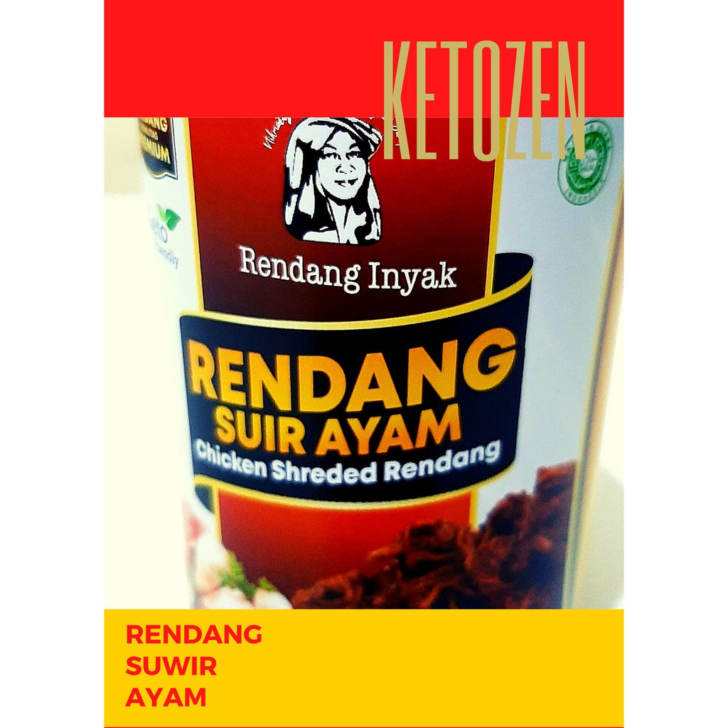 

KETOZEN - RENDANG SUIR AYAM KALENG 350g