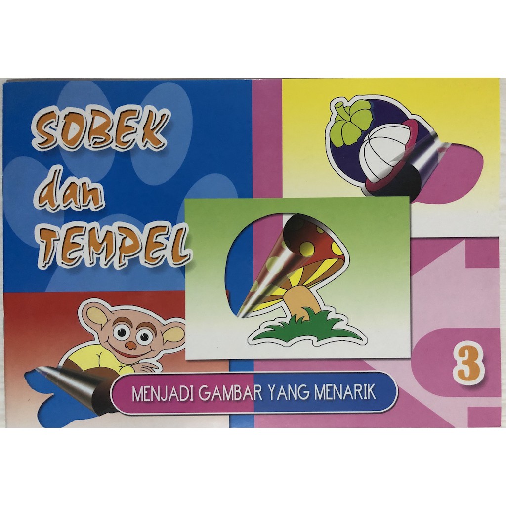 Sobek dan Tempel Latihan Motorik Anak - Buku Anak Kreatif