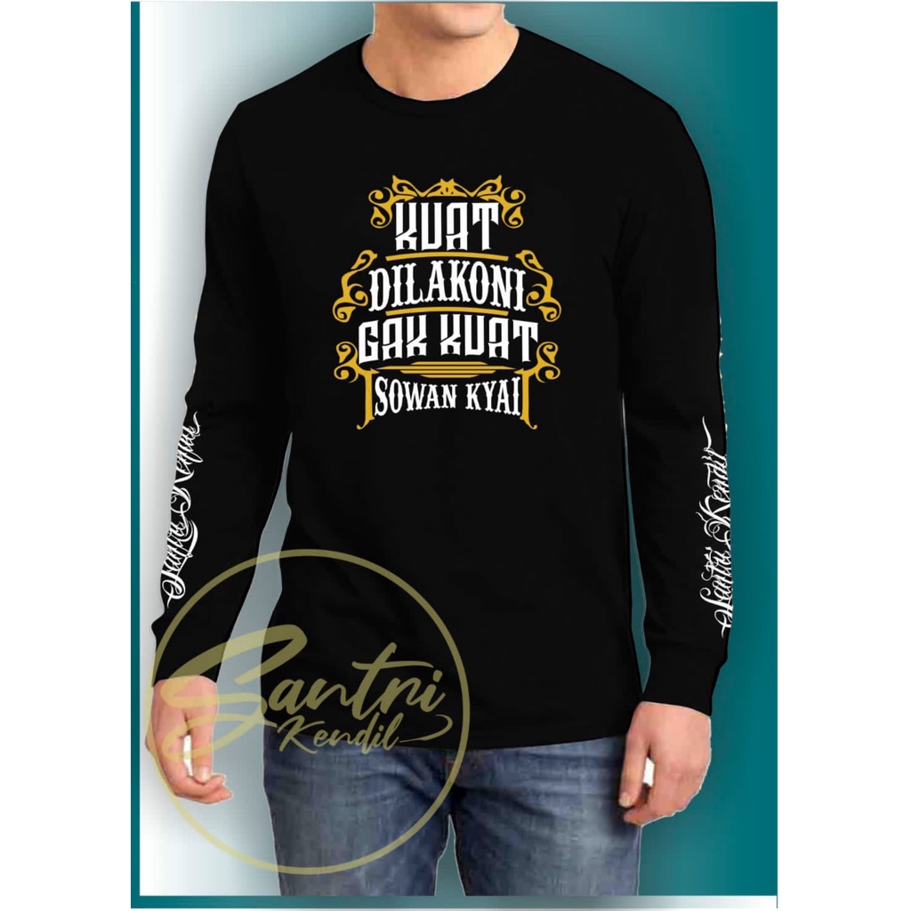 KAOS SANTRI KUALITAS PREMIUM BISA COUPLE / KAOS SANTRI / KAOS KUAT DI LAKONI GAK KUAT SOWAN YAI / KA