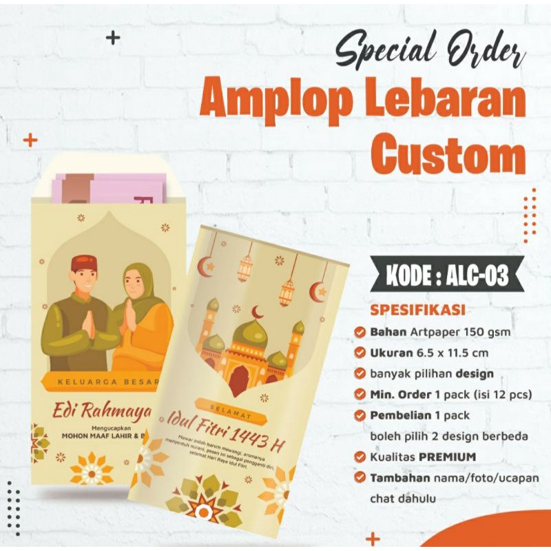

Amplop Lebaran Custom/ Angpao/ Amplop Custom