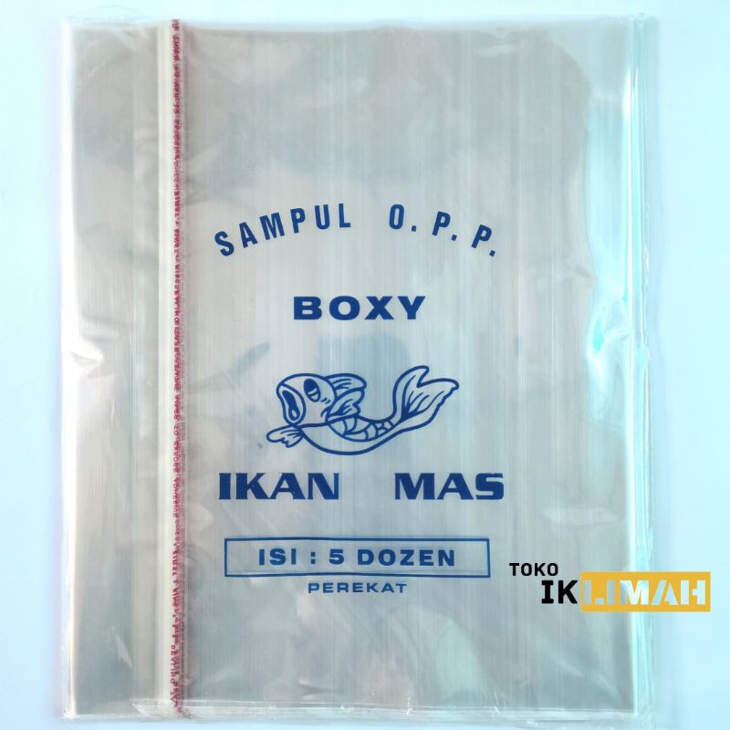 

Sampul Buku Plastik Opp IKAN MAS Boxy Isi 60 Lembar