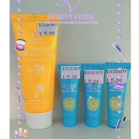 Sunscreen and Tinted Sunscreen Madame Gie