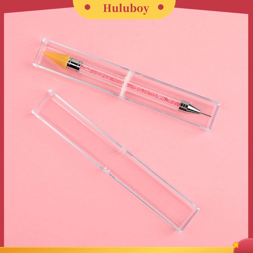 Huluboy Huluboy♡ Pena Bor Doting Kepala Ganda Bahan Akrilik Untuk Dekorasi Manicure