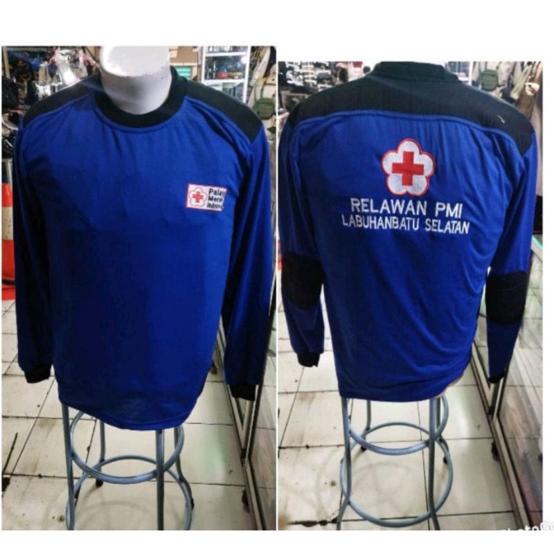 Kaos PMI plus bordir blkg#PMR
