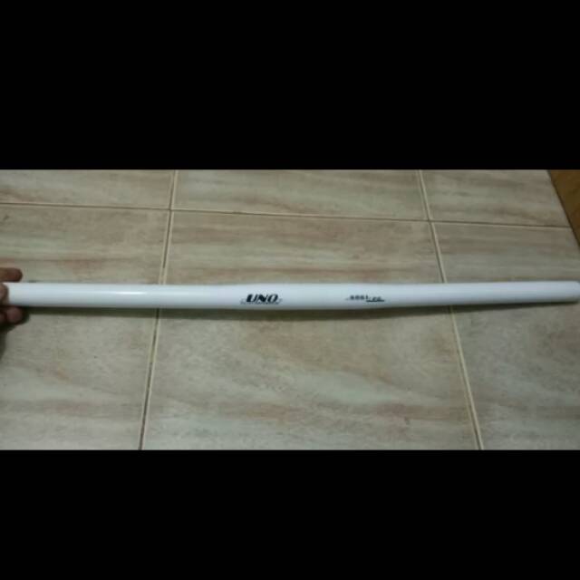 stang sepeda fixie fixi fiksi flatbar UNO putih 25.4