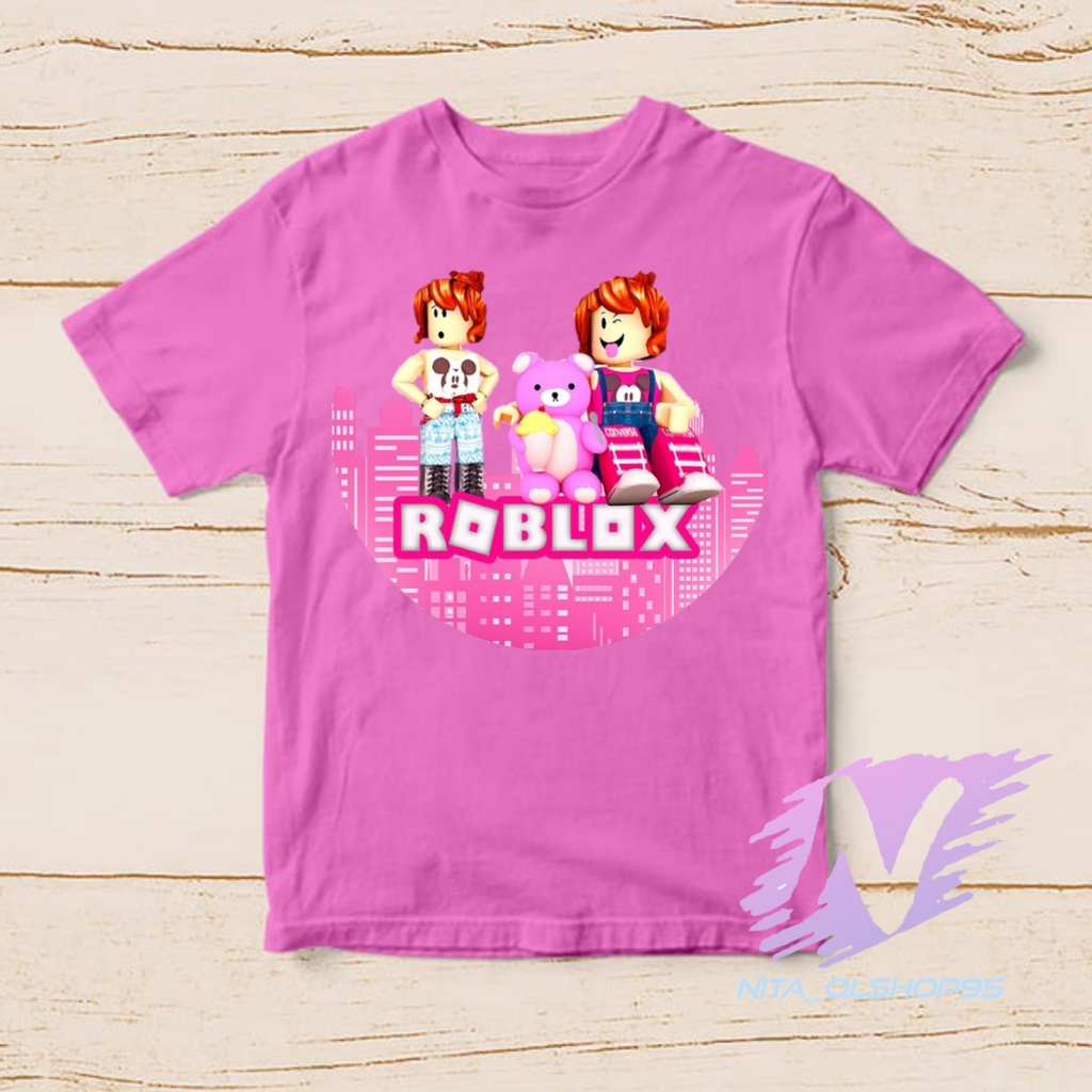 kaos anak baju anak roblox minecraft