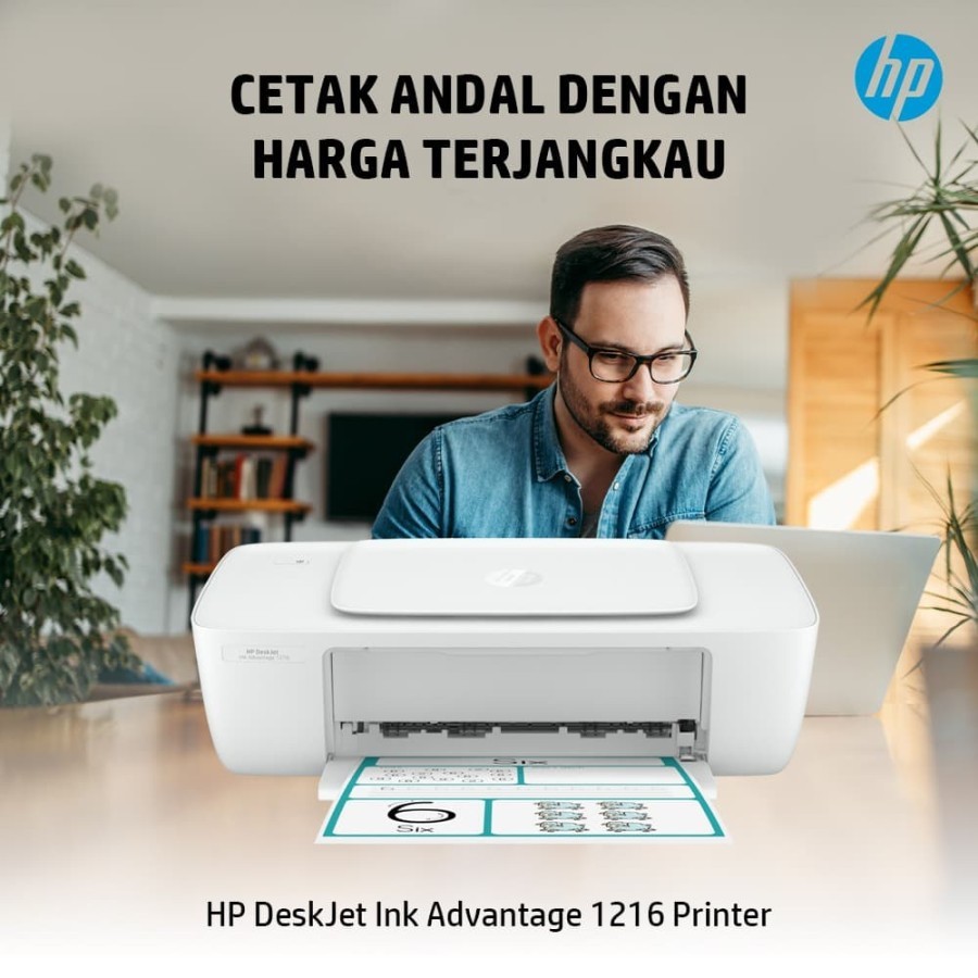 HP DeskJet Ink Advantage 1216 Printer (Print Only)