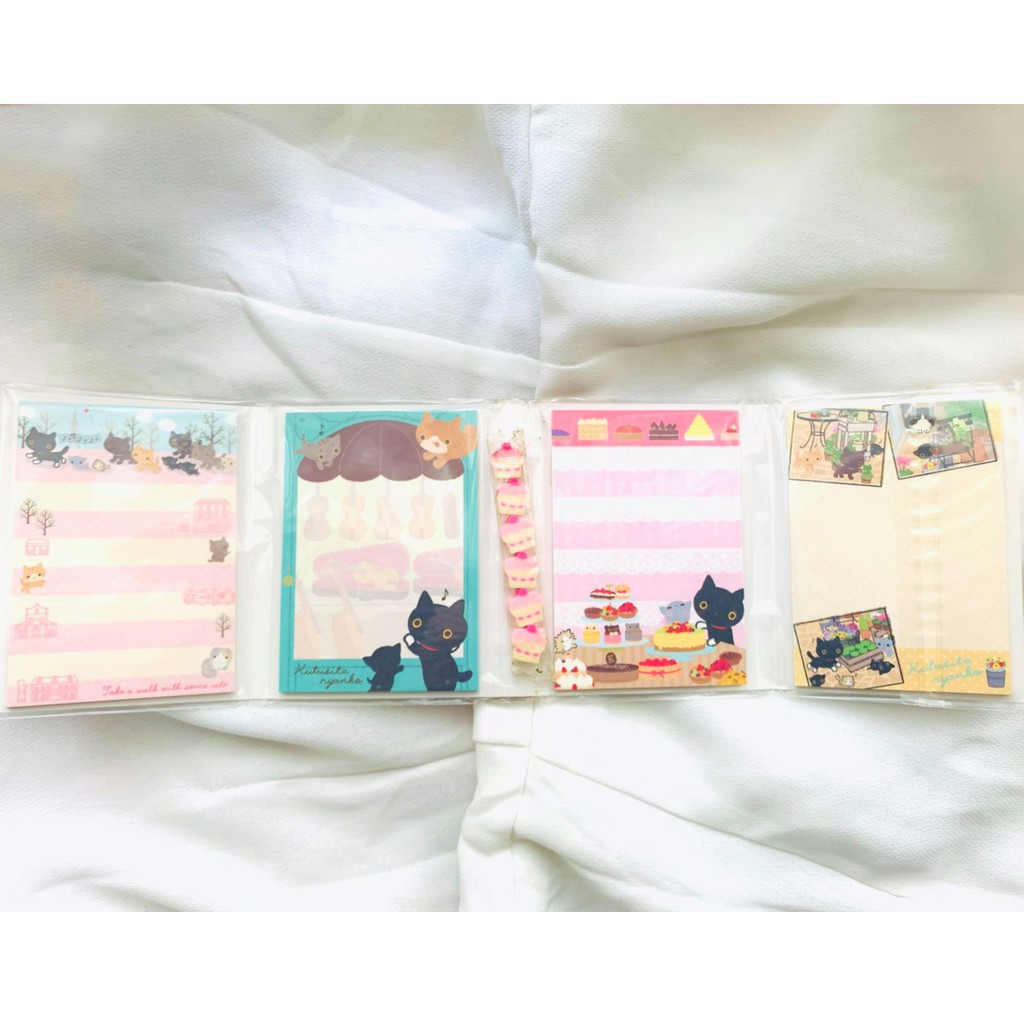 Kutusita Nyanko San-X Note Memo Pad + Eraser