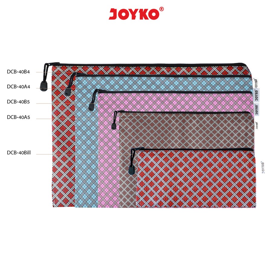 

Document Bag Tas Dokumen Joyko DCB-40 Bill A5 B5 A4 B4 Kotak