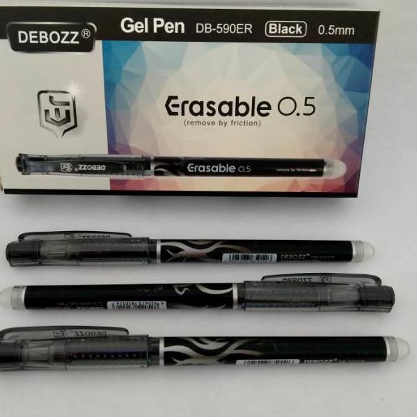

jpy-01 12 Pcs/ 1 Lusin Bolpen/ Pulpen/ Pena Bisa Di Hapus Debozz DB-590ER ...,,