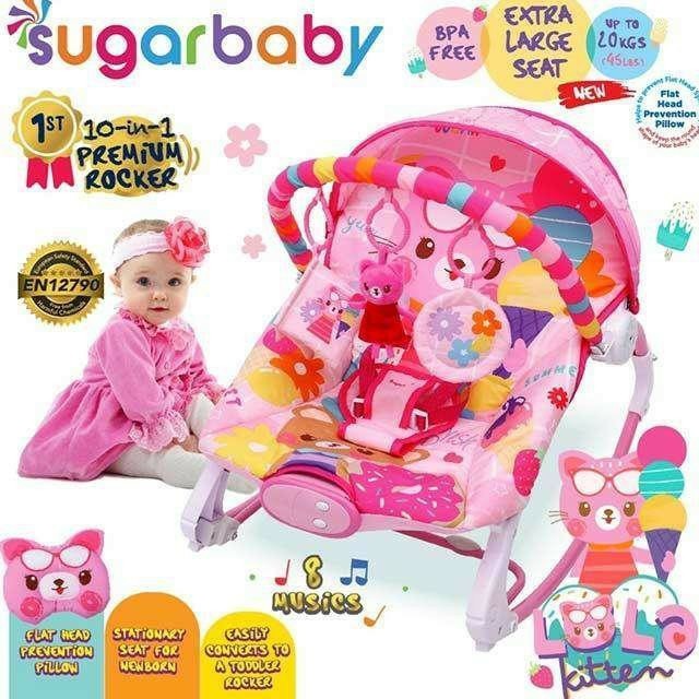 BOUNCER SUGAR BABY 10 IN 1 PREMIUM ROCKER